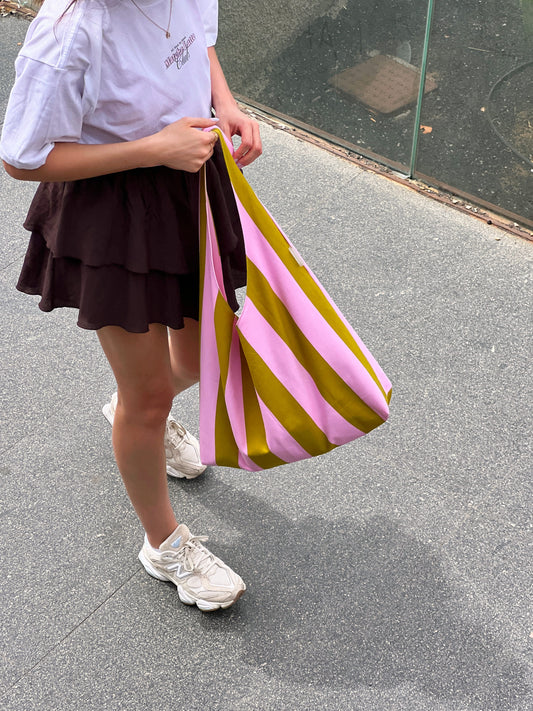 Tote Bag Pink Matcha